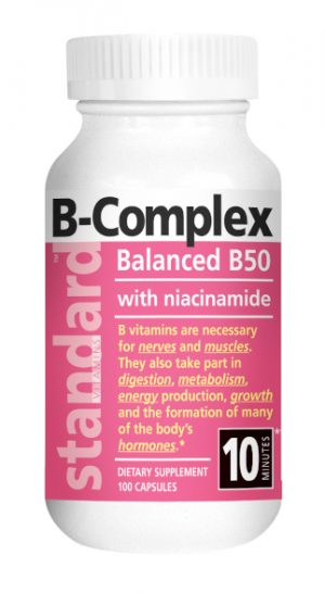 STANDARD VITAMINS B-Complex 100 Capsules main product image view