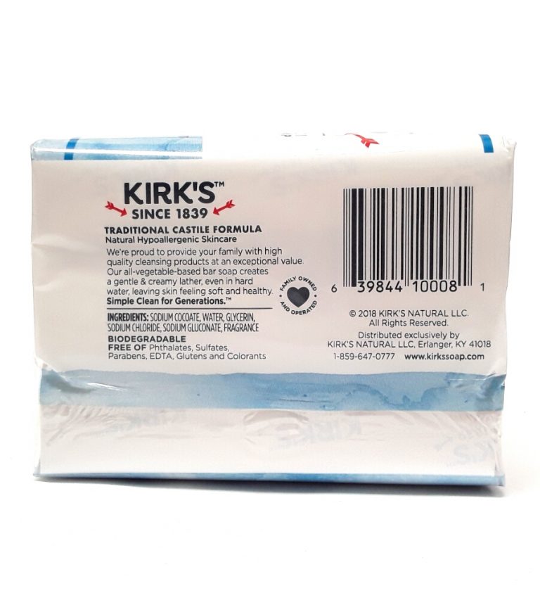 Kirk's Original Coco Castile Soap, 3 Pack