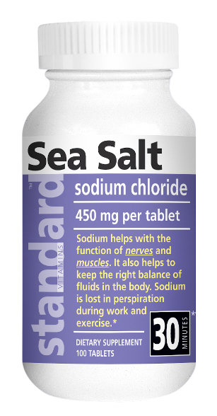 Standard Vitamins Nutrina Sea Salt 100 TABLETS Main