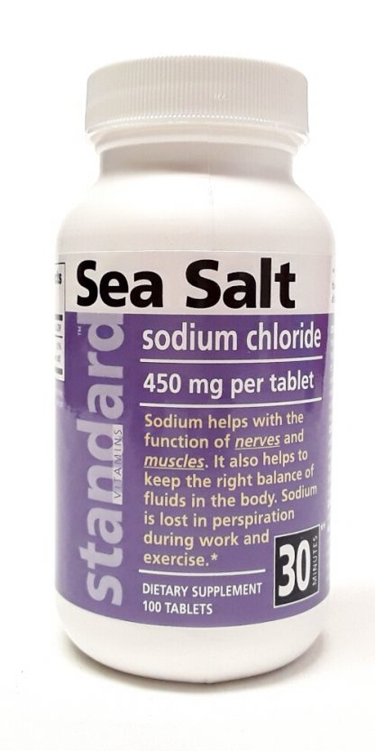 Standard Vitamins sea salt 100 tablets (1)