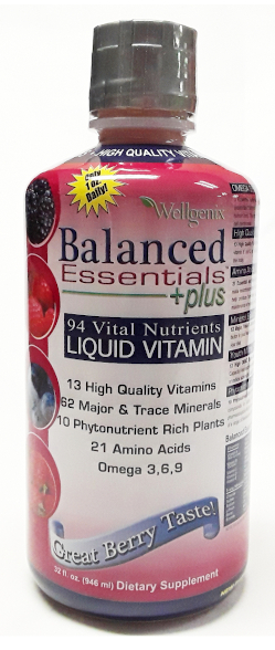 Wellgenix Balanced Essentials Liquid Nutritional Supplement, 32 Ounces main