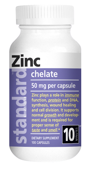 Standard Vitamins Nutrina Zinc Product Image View Main
