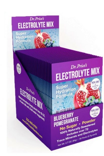 Dr. Price's Electrolyte Mix Blueberry Pomegranate product image main view