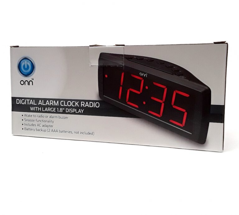 ONN DIGITAL AM/FM CLOCK RADIO