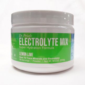 Dr Price Electrolyte Mix 90 Servings Lemon-Lime View 1