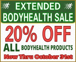extended bodyhealth savings 20 percent off until october 31st promo graphic
