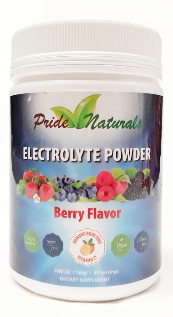 Pride Naturals Electrolyte Powder Berry