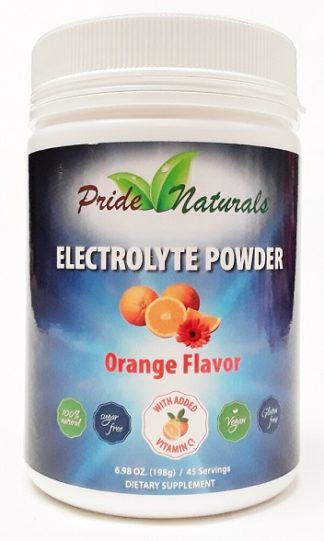 Pride Naturals Electrolyte Powder Orange main product image view