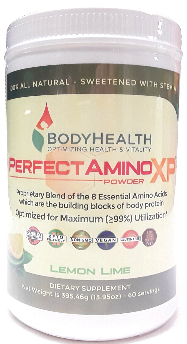 BodyHealth Perfect Amino XP Powder, 60 SERVINGS Lemon Flavor One