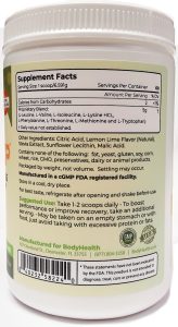 BodyHealth PerfectAminoXP Lemon Lime 60 Servings (2)