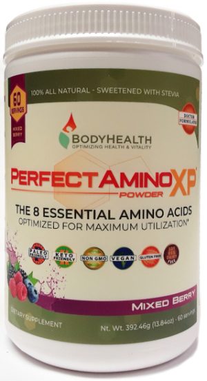 BodyHealth PerfectAminoXP Mixed Berry 60 Servings main