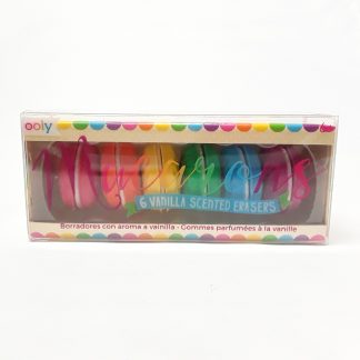 Ooly macarons vanilla scented erasers product image view main