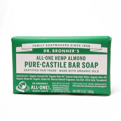 Dr. Bronner's Almond Pure-Castille Bar Soap product image view main