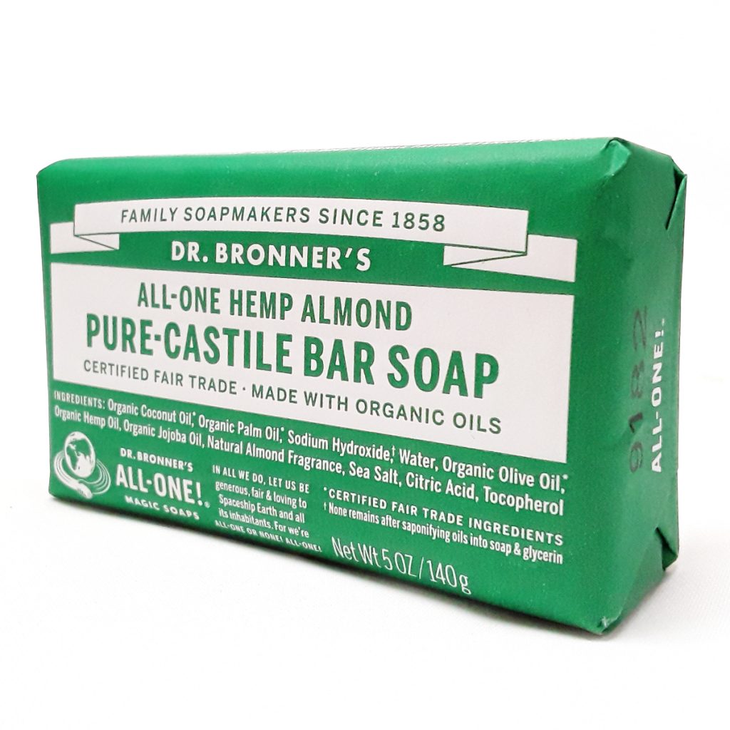 Dr. Bronner's Almond PureCastille Bar Soap