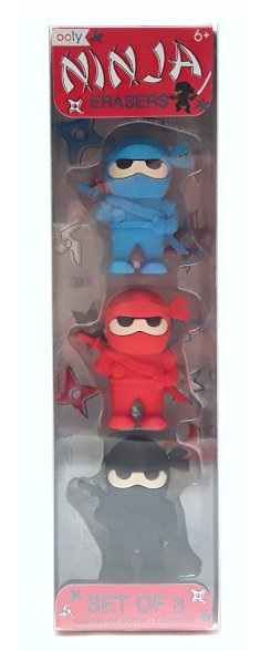 Ooly Ninja Erasers product image view main