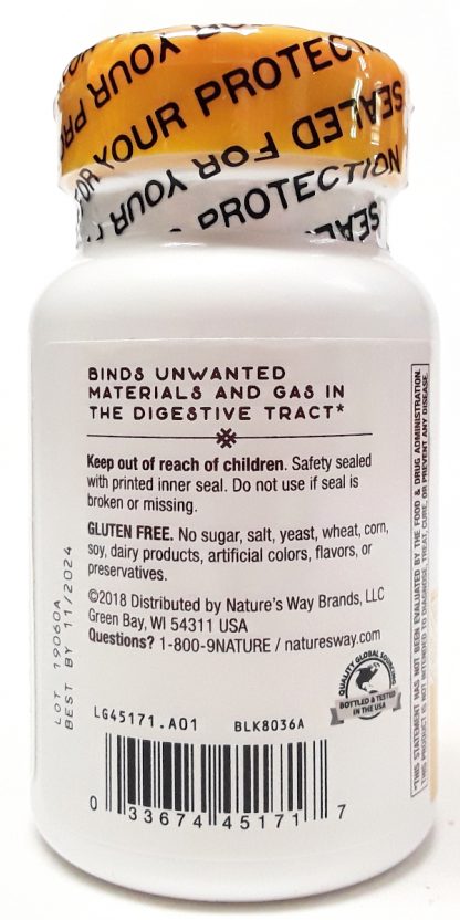 NAture's Way Activated charcoal 100 Capsules (3)
