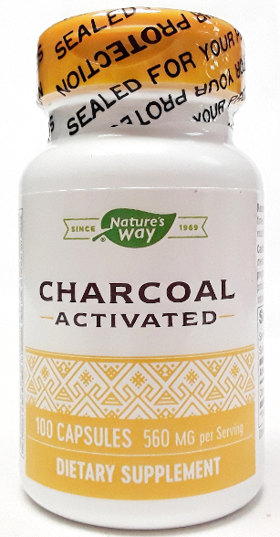 NAture's Way Activated charcoal 100 Capsules main