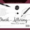 STUDIO SERIES BRUSH LETTERING PRACTICE PAPER main