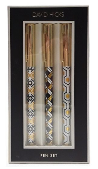 Galison david hicks neutrals pen set product image view main