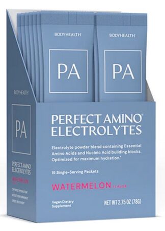 BodyHealth PerfectAmino™ Electrolyte Powder 15 Watermelon Flavor Travel Packets