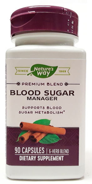 NATURE'S WAY BLOOD SUGAR MANAGER 50 CAPSULES main image