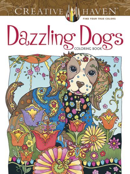 Creative Haven Dazzling Dogs Coloring Book maintemp