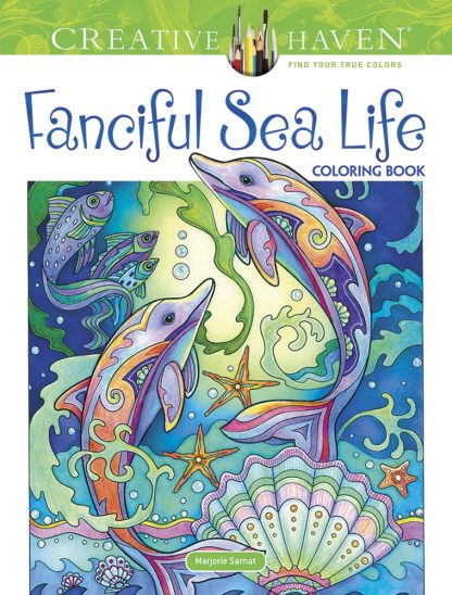Creative Haven Fanciful Sea Life Coloring Book Main temp
