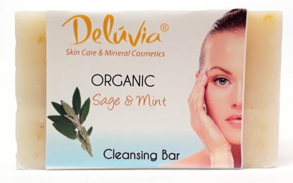 Deluvia Sage and Mint Soap Bar front view main