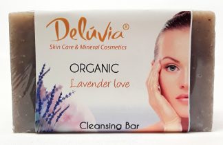 Deluvia Lavender Love Soap Bar front view