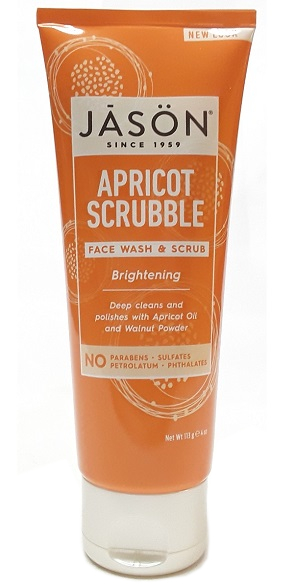 Jason Brightening Apricot Scrubble Face Wash & Scrub 4oz main image view