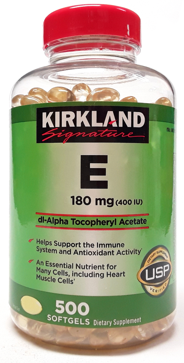 Kirkland Vitamin E 400IU 500 gel 