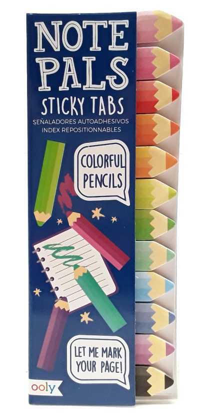 Ooly Note Pals Sticky Tabs Colorful Pencils (1)
