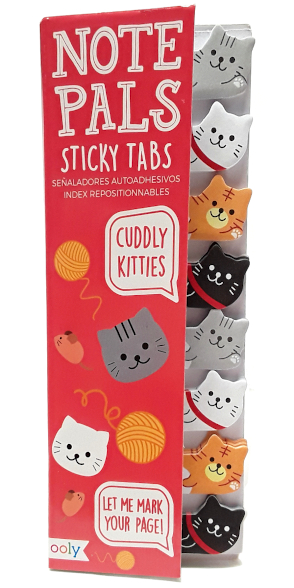 Ooly Note Pals Sticky Tabs Cuddly Kitties main