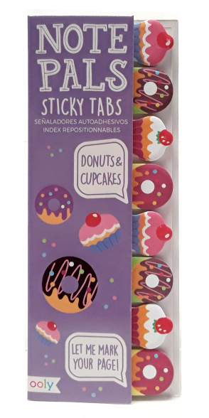 Ooly Note Pals Sticky Tabs donuts & cupcakes main