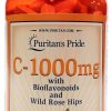 Puritan's Pride Vitamin C-1000 mg with Bioflavonoids & Rose Hips 250 coated caplets - Image 2