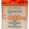 Puritan's Pride Vitamin C-1000 mg with Bioflavonoids & Rose Hips 250 coated caplets