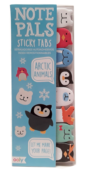 Ooly Note Pals Sticky Tabs arctic animals main