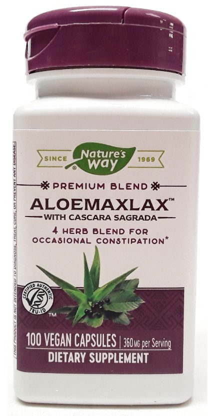 Nature's Way Aloe MaxLax 100 Capsules (1)