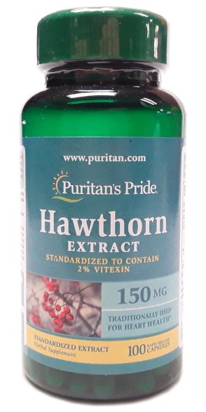 Puritan's Pride Hawthorn Extract 150mg 100 Tablets main