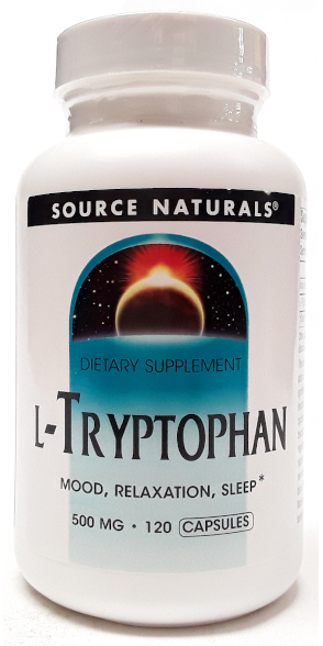 Source Naturals L-Tryptophan 500mg 120 Capsules main