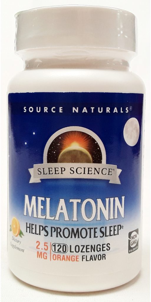 Source Naturals Melatonin 2.5mg 120 Lozenges Orange Flavor