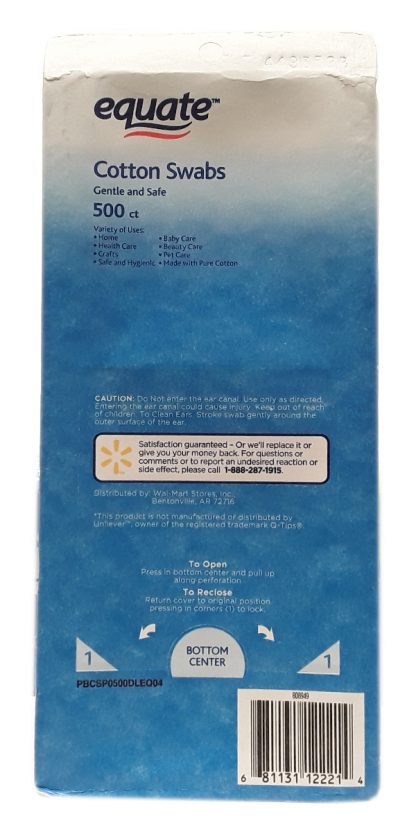 Equate Cotton Swabs 500 Count (3)