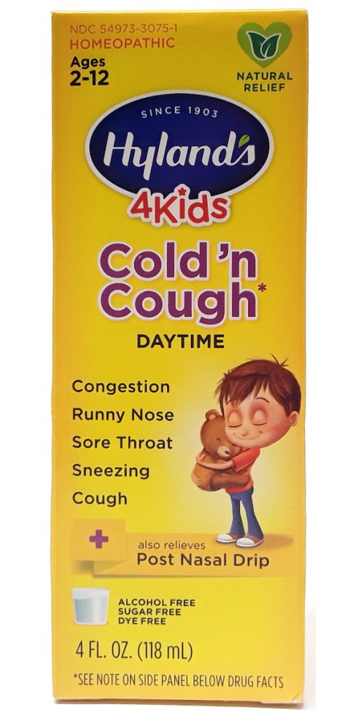 Hyland's 4 Kids Cold and Cough Daytime 4 fl oz.