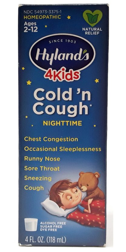 Hyland's 4 Kids Cold and Cough Nighttime 4 fl oz (1)