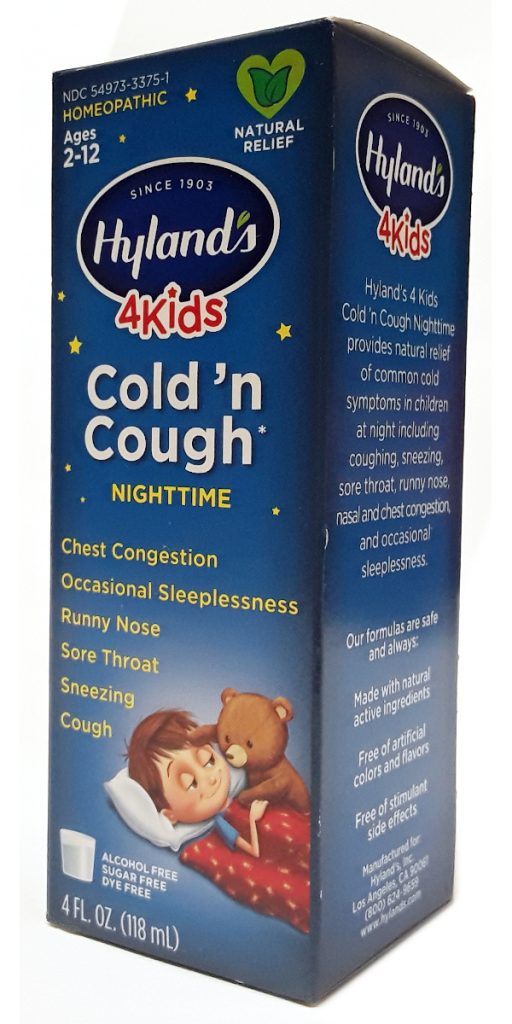 Hyland's 4 Kids Cold and Cough Nighttime 4 fl oz.