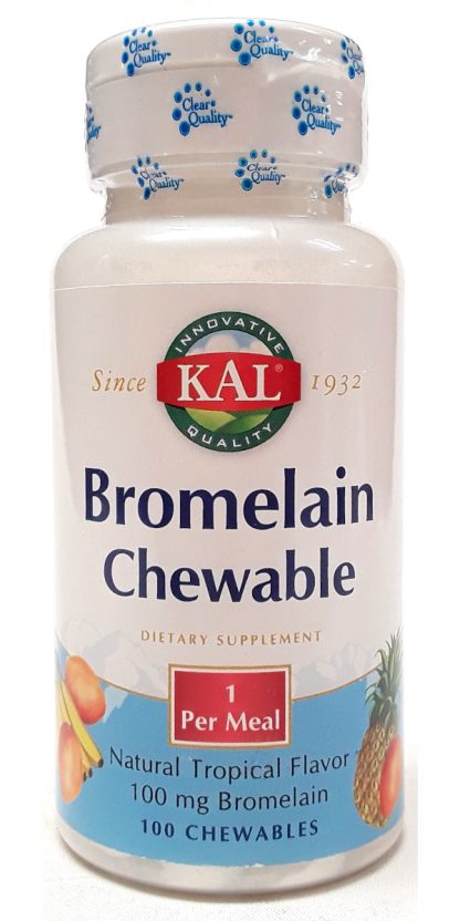 KAL Bromelain 100mg 100 Chewable Tablets (1)