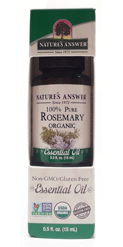Nature's Answer Essential Oil Organic Rosemary 0.5 Oz (1)