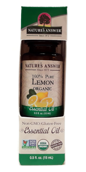 Nature's Answer 100% Pure Lemon Essential Oil 0.5 fl oz main