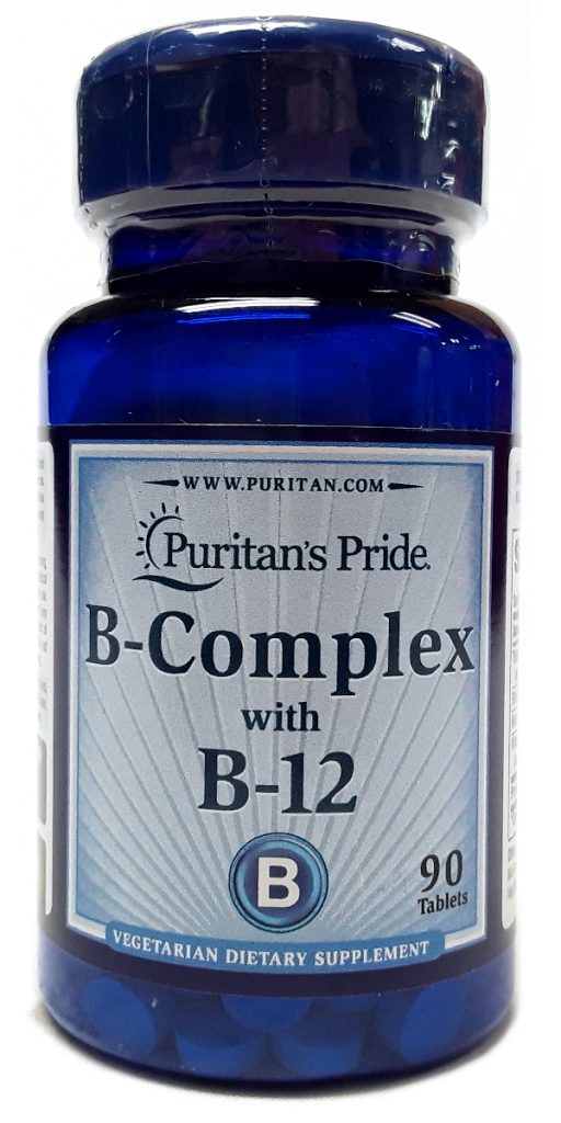 Puritan's Pride B-Complex With B-12 90 Tablets