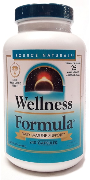 Source Naturals Wellness Formula 240 Capsules main view